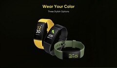 The Realme Band&#039;s color options. (Source: Realme)