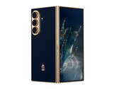 The Samsung W27 (pictured) is a luxury version of the Galaxy Z Fold 8 Ultra.