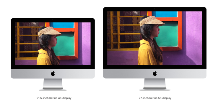 The iMac (Early 2019) looks exactly the same as the iMac (Late 2012). (Source: Apple)