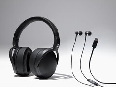 The Sennheiser HD-400U (left) and CX-80U (right) headphones connect to devices with USB-C ports. (Image source: Sennheiser)