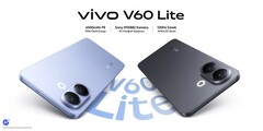 The Vivo V60 Lite 4G comes in blue and black colorways (Image source: Vivo)
