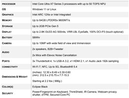 Lenovo ThinkPad X1 Carbon Gen 14 Aura Edition: Specifications