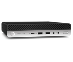 The new ProDesk mini PCs can easily be mounted on the back of HP&#039;s Mini-in-One monitors.  (Source: HP)