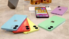 The iPhone 12 5.4 is portrayed in vibrant colors. (Source: SvetApple)