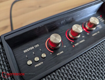 The manual brass knobs and push buttons