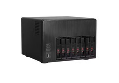 The XYC X108 NAS PC can support up to a massive 144 TB of storage, courtesy of its eight drive bays. (Image source: AliExpress)