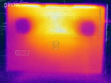 Surface temperatures stress test (underside)