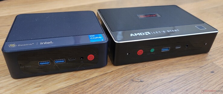 Left: Beelink SEi11, Right: Beelink GTR5 Left: Beelink SEi11, Right: Beelink GTR5