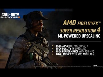 AMD FSR 4 CES 2025 slide (Image source: AMD)