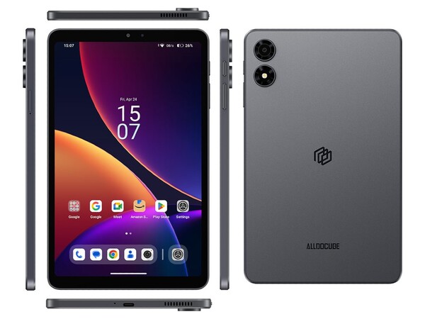The Alldocube iPlay Mini 4 has a metal body.