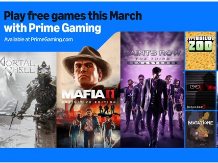 Amazon Prime Gaming March lineup (Image source: Amazon Prime Gaming)