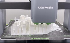 3D printing the model (Image Source: AnkerMake)