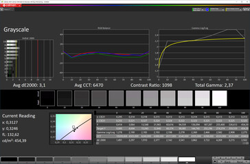 Grayscale (adjusted color temperature, target color space: sRGB)