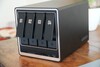 The four bays for traditional hard drives