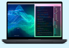 As per Dell, the Qualcomm AI-100 Inference card comes with 32 AI cores and 64GB of LPDDR4x memory. Pictured - A Dell laptop with a coding window on the right side of the screen. (Image source: Dell)
