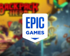 Figment and Backpack Hero are two upcoming free PC games. Pictured: edited posters of the two titles. (Image source: Epic Games Store)
