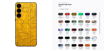 Galaxy S25 Plus Dbrand skins (Image source: Dbrand)