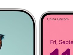 Unofficial renders show that the Galaxy S26 Pro (right) has thicker bezels than the Xiaomi 16 Pro (left). (Image source: UniverseIce on X, edited)