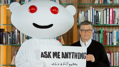 Bill Gates made his first Reddit AMA appearance in 2013. (Source: CNET)