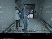 Outlast installed and played natively via Steam on a Android tablet (Screenshot: Marc Zander, Notebookcheck)