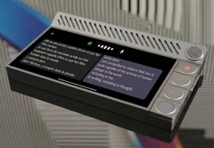 The Oxtak Moneypenny can provide real-time voice translations during meetings. (Image source: Oxtak)