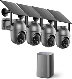 The Sehmua CK14S solar security camera system features IP65 water resistance (Image source: Sehmua)