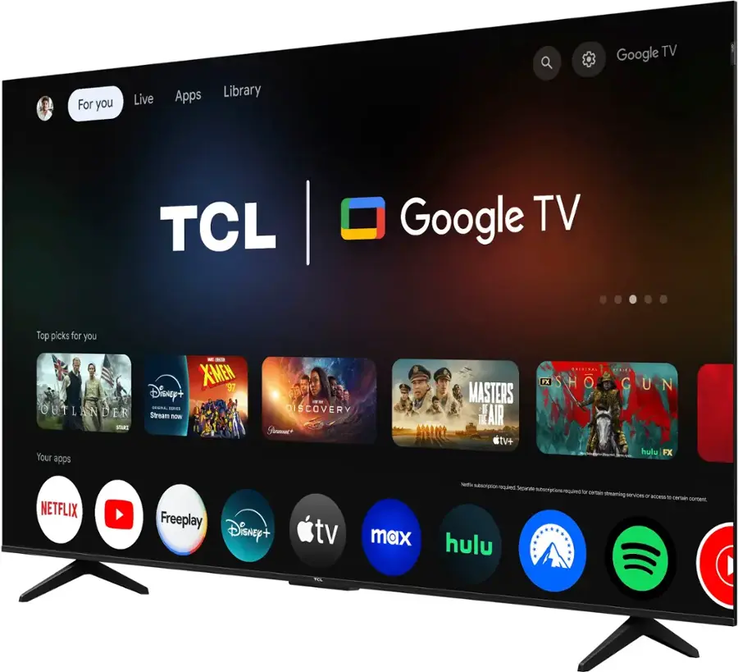 The TCL 85" Q5K 4K QLED Google TV. (Image source: TCL)