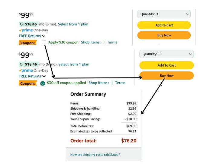 The $30 coupon for the Anker 647 Charging Station (100W) will be applied at checkout. (Image source: Amazon)