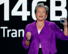 AMD CEO Lisa Su showcasing the MI300 APU (Image Source: AMD)