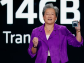 AMD CEO Lisa Su showcasing the MI300 APU (Image Source: AMD)