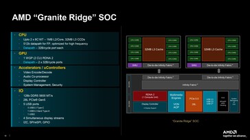 Overview of the Zen 5 "Granite Ridge" SoC. (Source: AMD)