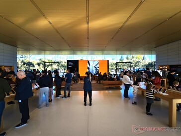 Of course, visitors can also purchase new Apple devices.
