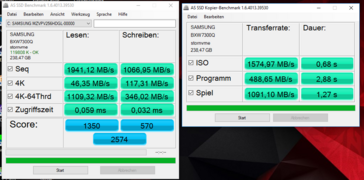 AS SSD - Standard NVMe driver