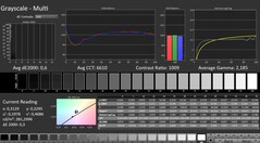 CalMAN: Grayscale (calibrated)