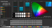 CalMAN: ColorChecker (after calibration)