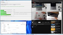 Maximum latency when opening multiple browser tabs and playing 4K video