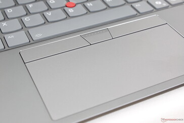 One of the few laptop models with two different touchpad styles to configure