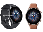 The Amazfit GTR 3 Pro will arrive next week in two colours. (Image source: @passionategeekz)