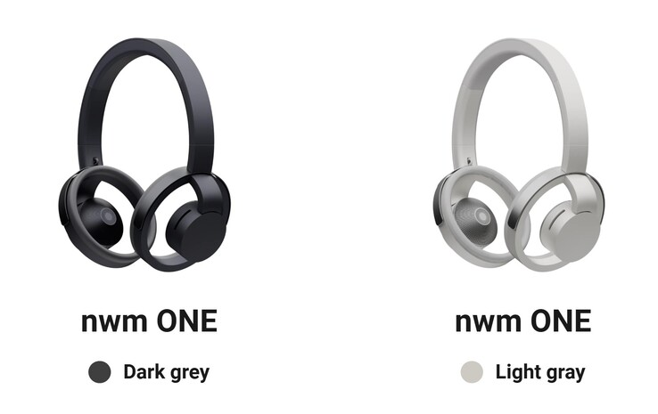 The nwm ONE comes in dark gray and light gray colors with a price of 39,600 yen (~$250). (Image source: NTT Sonority)