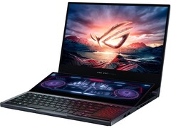 Asus&#039; insane dual-screen laptop streak continues with the Zephyrus Duo 15 for $2999 USD (Image source: Newegg)