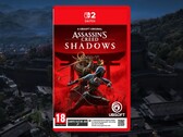Assassin's Creed Shadows Switch 2 box art is shown (Image source: Auchan, Ubisoft with edits)