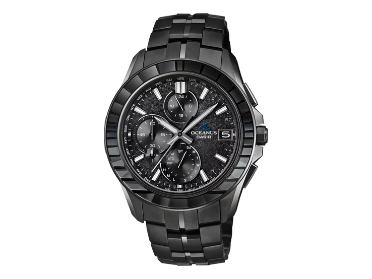 The Casio Oceanus Manta OCW-S7000CN-1A watch. (Image source: Casio)