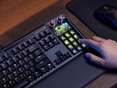 The Corsair Galleon 100 SD combines a full-size mechanical keyboard and Stream Deck in one package geared for streamers and gamers. (Image source: Corsair)