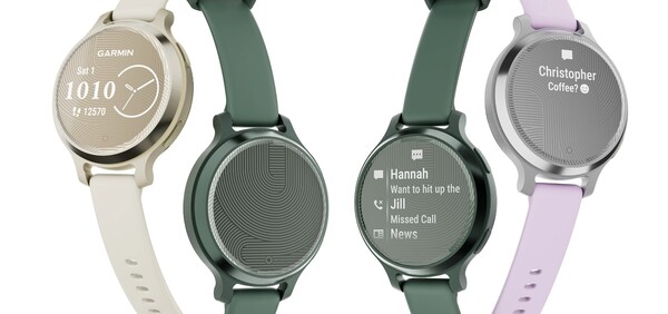 The Garmin Lily 2 Active is available in three colors. (Image source: Garmin)