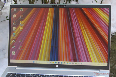 The ProBook outside.