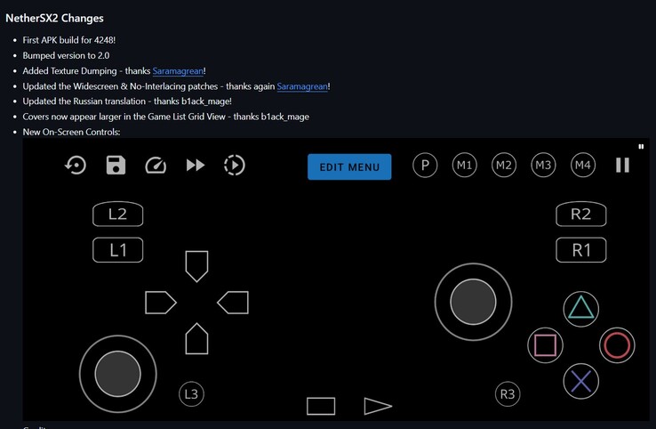 Key changes on the NetherSX2 version 2.0 (Image source: Trixarian)