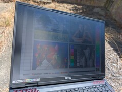 Outdoors under sunlight