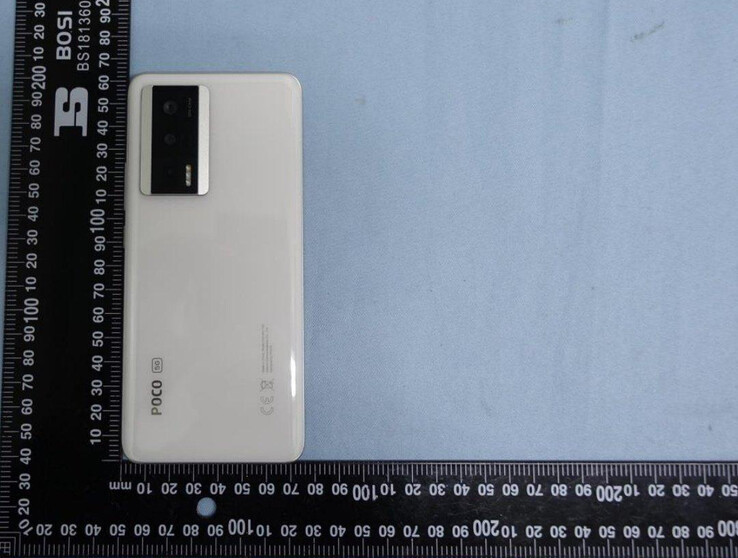 The alleged POCO F5 Pro. (Image source: FCC via /LEAKS)