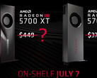 AMD has responded to the NVIDIA RTX 20 SUPER series by reducing the price of its RX 5700 series pre-launch. (Image source: Videocardz)