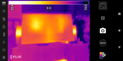 Thermal sensor in the CAT S62 Pro